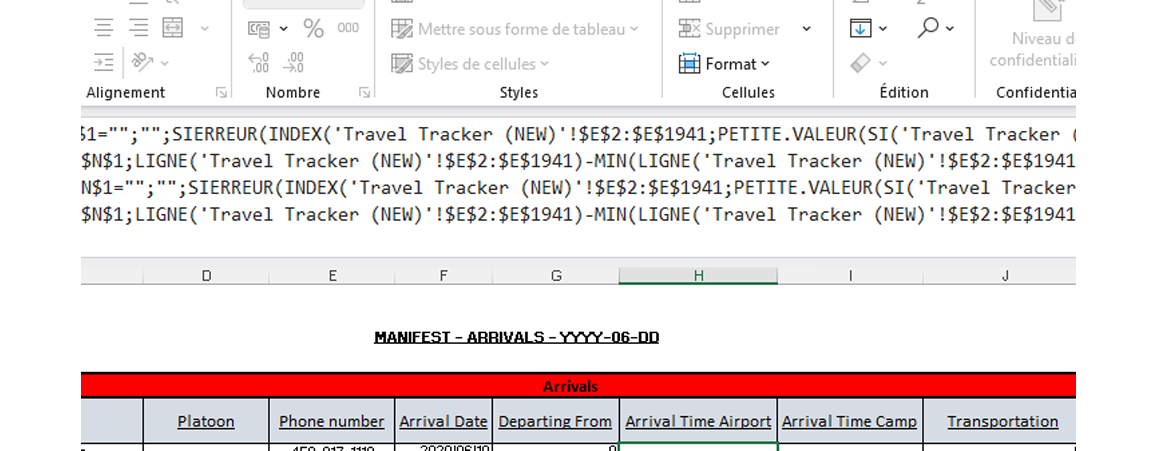 Image d'une partir d'un tableu excel